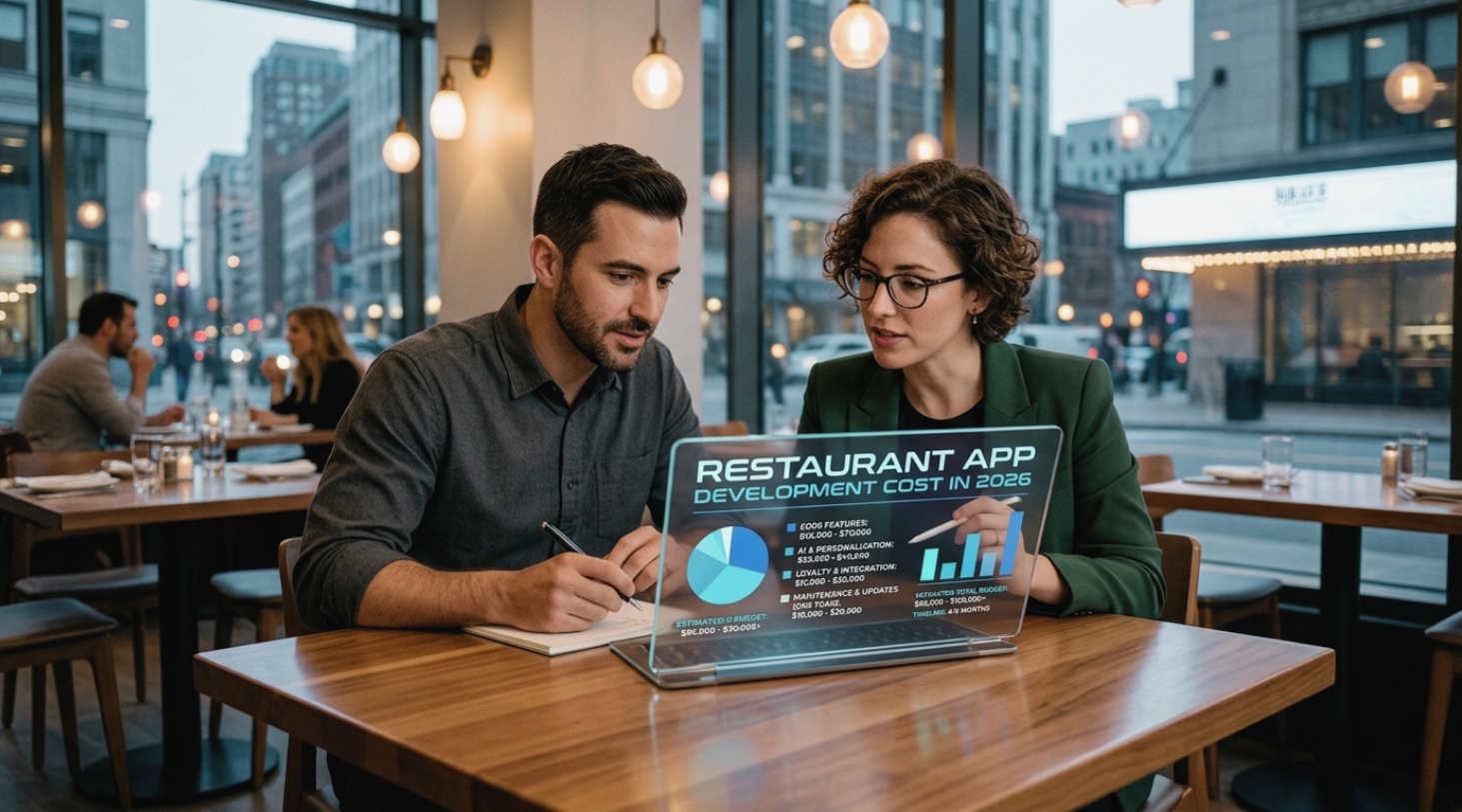 Partners discuss Restaurant App Development Cost in 2026